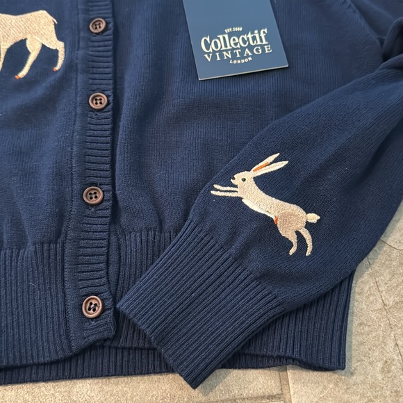 Collectif Vintage London Cardigan - Picture 5 of 6